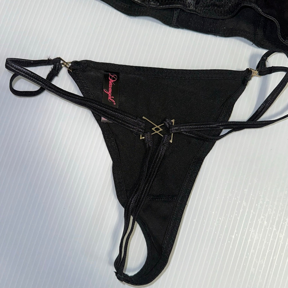 Dreamgirl Lingerie Women’s 2 Piece Set Small Black NEW TAGS NOT ATTACHED NWOT - Picture 8 of 10
